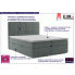 Fotografia Dwuosobowe łóżko boxspring Monti 160x200 - 32 kolory z kategorii Łóżka kontynentalne