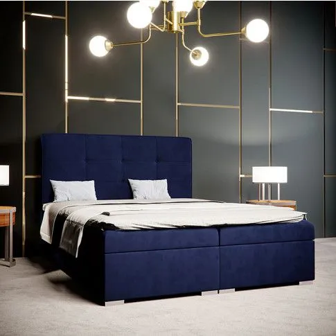 Szczegółowe zdjęcie nr 5 produktu Dwuosobowe łóżko boxspring Monti 160x200 - 32 kolory