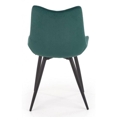Szczegółowe zdjęcie nr 9 produktu Luksusowe krzesło Debi - zielony