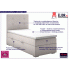 Fotografia Pojedyncze łóżko boxspring Iliana 90x200 - 32 kolory z kategorii Łóżka tapicerowane