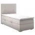 Zdjęcie produktu Pojedyncze łóżko boxspring Iliana 90x200 - 32 kolory.