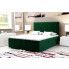 Szczegółowe zdjęcie nr 5 produktu Podwójne łóżko boxspring Claro 160x200 - 58 kolorów