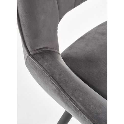 Szczegółowe zdjęcie nr 10 produktu Nowoczesne krzesło Arvin - popiel