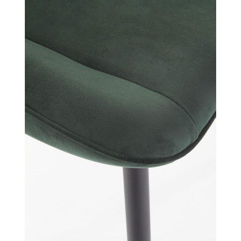 Szczegółowe zdjęcie nr 10 produktu Eleganckie krzesło Arvin - zielony