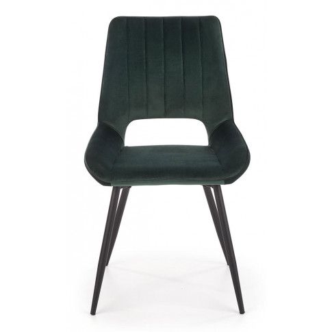 Szczegółowe zdjęcie nr 6 produktu Eleganckie krzesło Arvin - zielony