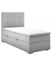 Pojedyncze łóżko boxspring Rilla 90x200 - 32 kolory w sklepie Edinos.pl