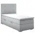 Zdjęcie produktu Pojedyncze łóżko boxspring Rilla 90x200 - 58 kolorów.