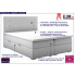 Fotografia Podwójne łóżko boxspring Panata 140x200 - 32 kolory z kategorii Łóżka kontynentalne