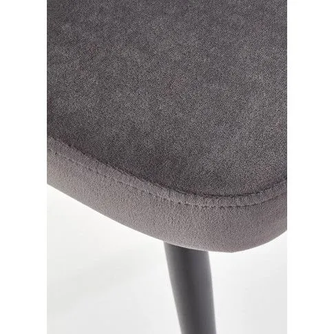 Szczegółowe zdjęcie nr 11 produktu Stylowe tapicerowane krzesło Luco - popiel