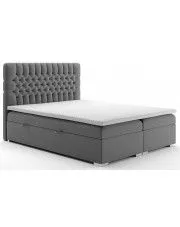 Kontynentalne łóżko tapicerowane 120x200 Stilla 120x200 - 32 kolory w sklepie Edinos.pl