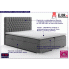Fotografia Małżeńskie łóżko boxspring Saniko 160x200 - 32 kolory z kategorii Łóżka kontynentalne
