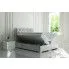 Szczegółowe zdjęcie nr 5 produktu Małżeńskie łóżko boxspring Saniko 160x200 - 32 kolory