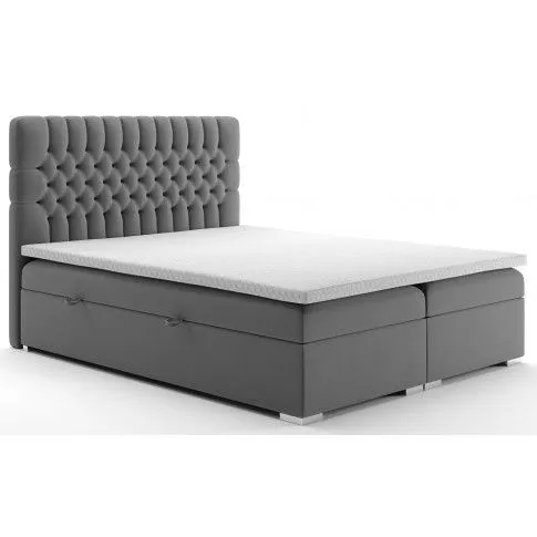 Zdjęcie produktu Małżeńskie łóżko boxspring Saniko 160x200 - 32 kolory.
