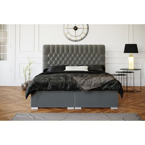 Szczegółowe zdjęcie nr 11 produktu Podwójne łóżko kontynentalne Stilla 180x200 - 40 kolorów