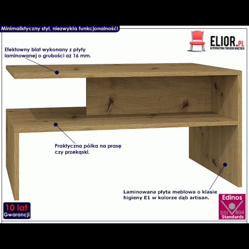 Fotografia Industrialna ława Avet - dąb artisan z kategorii Ławy i stoliki