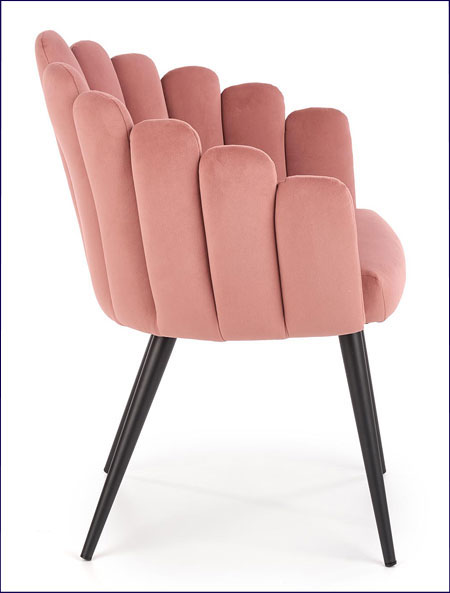 Produkt Stylowe krzesło glamour Zusi - różowy - zdjęcie numer 2