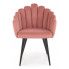 Szczegółowe zdjęcie nr 6 produktu Stylowe krzesło glamour Zusi - różowy