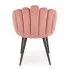 Szczegółowe zdjęcie nr 9 produktu Różowe stylowe krzesło glamour - Verma