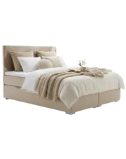 Łóżko boxspring z zagłówkiem Murowis 140x200 - 32 kolory w sklepie Edinos.pl