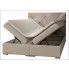 Szczegółowe zdjęcie nr 4 produktu Łóżko boxspring z zagłówkiem Lefika 140x200 - 58 kolorów