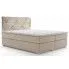Zdjęcie produktu Łóżko boxspring z zagłówkiem Lefika 140x200 - 58 kolorów.