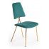 Zdjęcie produktu Krzesło do salonu glamour Wako - zielony.