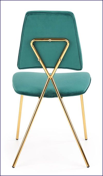 Produkt Krzesło do salonu glamour Wako - zielony - zdjęcie numer 2