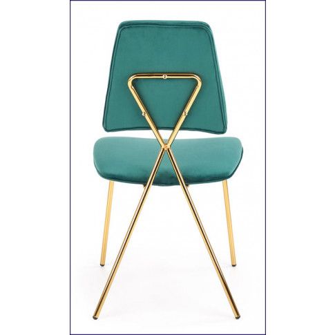 Zdjęcie zielone krzesło w stylu glamour Wako - sklep Edinos.pl