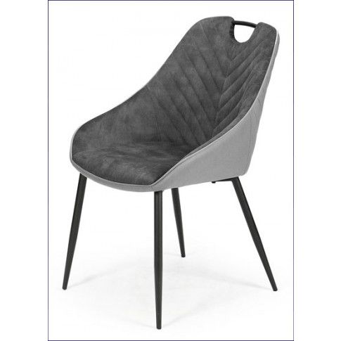 Zdjęcie popielate krzesło w stylu nowoczesnym Xeni - sklep Edinos.pl