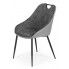 Zdjęcie produktu Nowoczesne krzesło muszelka Xeni - popiel.