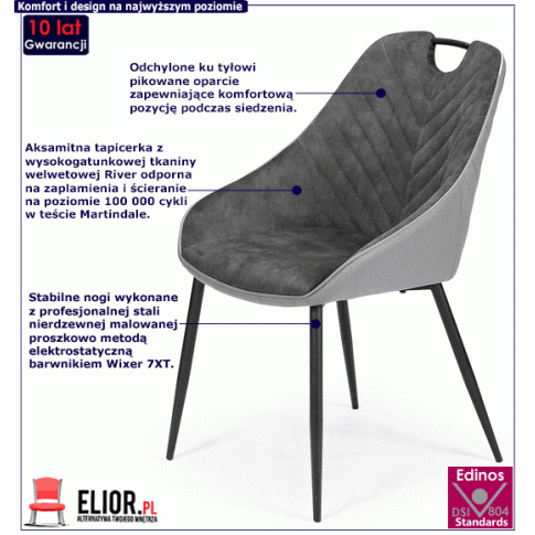 Fotografia Nowoczesne krzesło muszelka Mofo - popiel z kategorii Krzesła