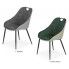 Szczegółowe zdjęcie nr 4 produktu Pikowane krzesło kubełkowe Xeni - zielone