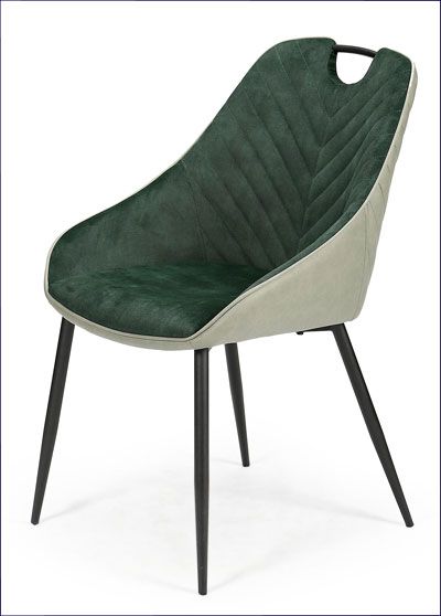 Produkt Pikowane krzesło kubełkowe Mofo - zielone - zdjęcie numer 2