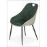 Zdjęcie zielone krzesło tapicerowane Xeni - sklep Edinos.pl