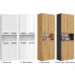 Szczegółowe zdjęcie nr 7 produktu Szafka łazienkowa Malmo 5X - biały połysk