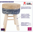 Fotografia Boho taboret Jenner - naturalny z kategorii Taborety