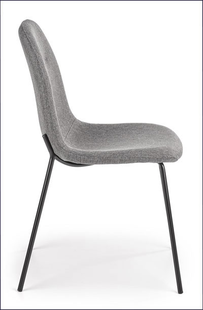 Produkt Minimalistyczne krzesło Delhi - popiel - zdjęcie numer 2