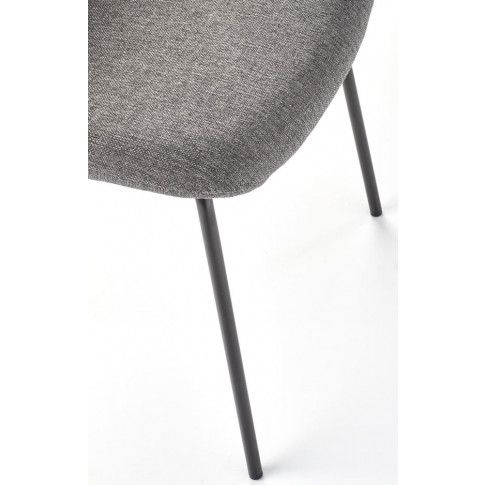 Szczegółowe zdjęcie nr 10 produktu Minimalistyczne krzesło Delhi - popiel