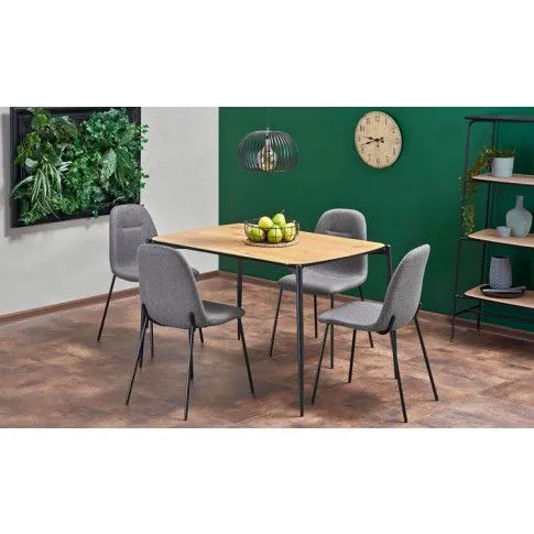 Szczegółowe zdjęcie nr 4 produktu Minimalistyczne krzesło Mirezo - popiel