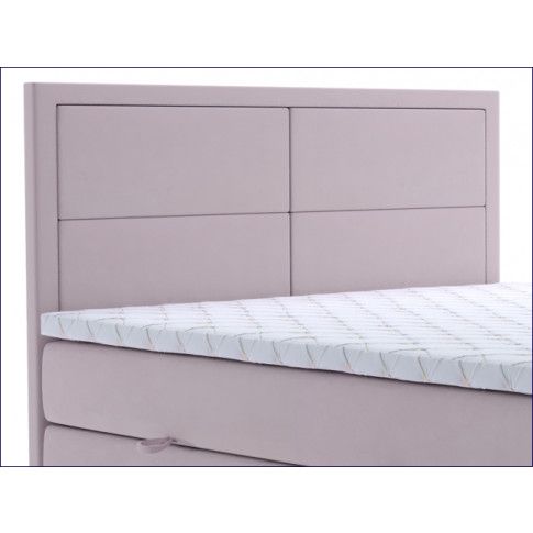 Fotografia Podwójne łóżko boxspring Ronnet 160x200 - 32 kolory z kategorii Łóżka kontynentalne