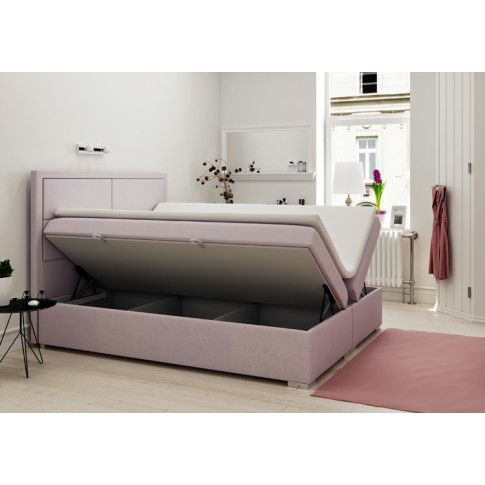 Szczegółowe zdjęcie nr 6 produktu Podwójne łóżko boxspring Ronnet 160x200 - 40 kolorów