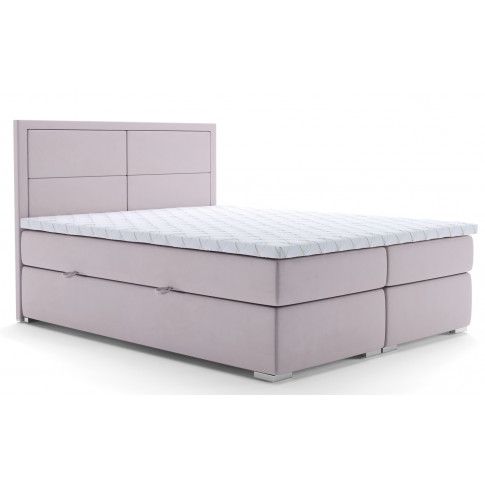 Zdjęcie produktu Podwójne łóżko boxspring Ronnet 160x200 - 58 kolorów.
