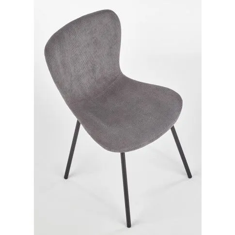 Szczegółowe zdjęcie nr 6 produktu Minimalistyczne krzesło Tedal - popiel