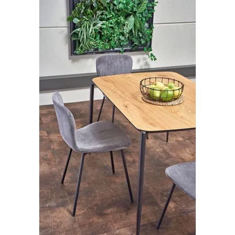 Szczegółowe zdjęcie nr 4 produktu Minimalistyczne krzesło Tedal - popiel