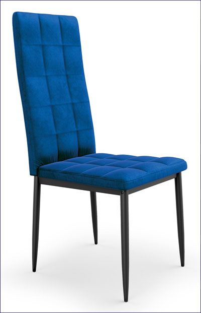 Produkt Krzesło w stylu glamour Fox - granatowy - zdjęcie numer 2