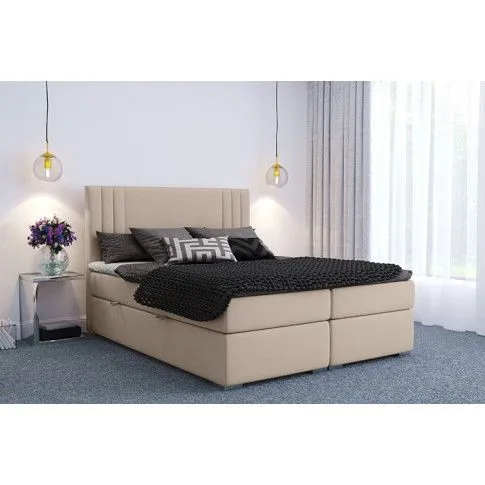 Szczegółowe zdjęcie nr 6 produktu Pojedyncze łóżko boxspring Felippe 80x200 - 32 kolory