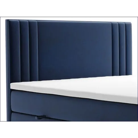 Zdjęcie podwójne łóżko boxspring ze schowkiem Felippe | Edinos.pl