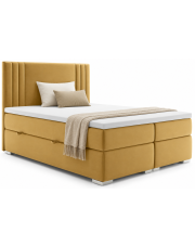 Podwójne łóżko boxspring Puerto 180x200 - 32 kolory w sklepie Edinos.pl
