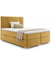 Podwójne łóżko boxspring Puerto 180x200 - 32 kolory w sklepie Edinos.pl