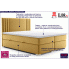 Fotografia Podwójne łóżko boxspring Puerto 180x200 - 32 kolory z kategorii Łóżka kontynentalne